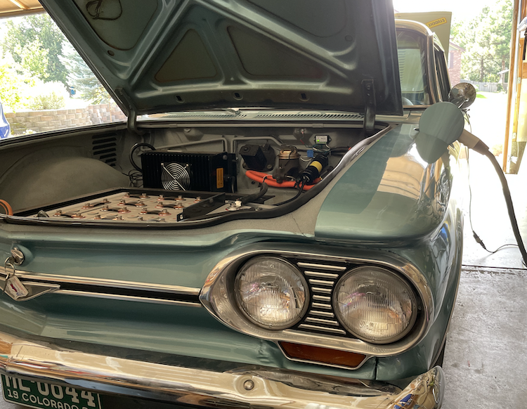 1964 Corvair Monza EV - Electric - Charging